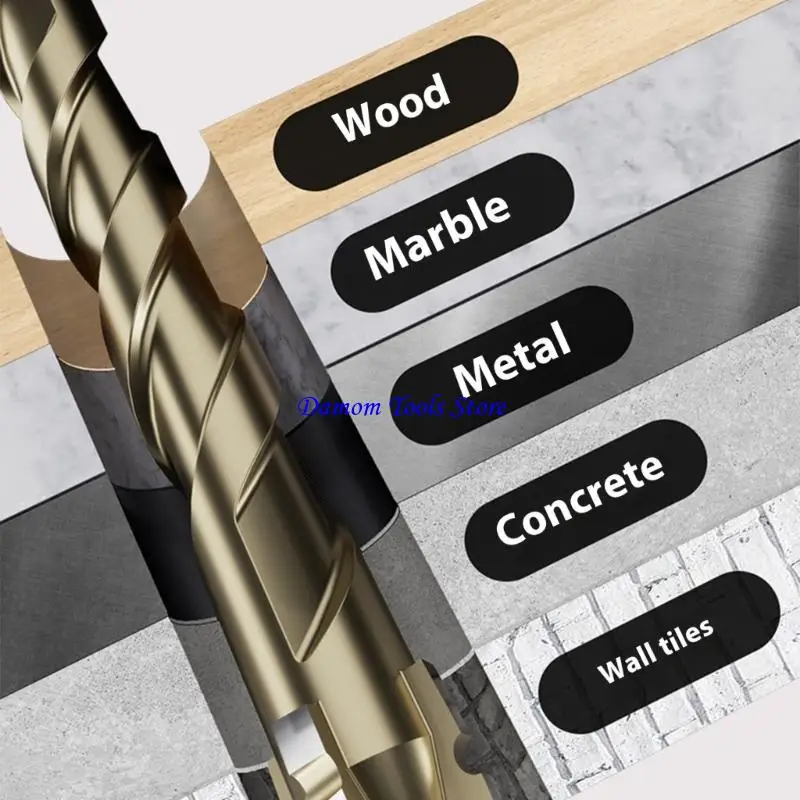 57BE Multiple Size Cementite Drill Dry Drilling Hard Materials 6mm 8mm 10mm 12mm