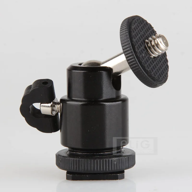 10 قطع رأس كروي معدني صغير 1/4 بوصة برغي إلى محول الحذاء الساخن ملحقات حامل الكاميرا ثلاثي القوائم