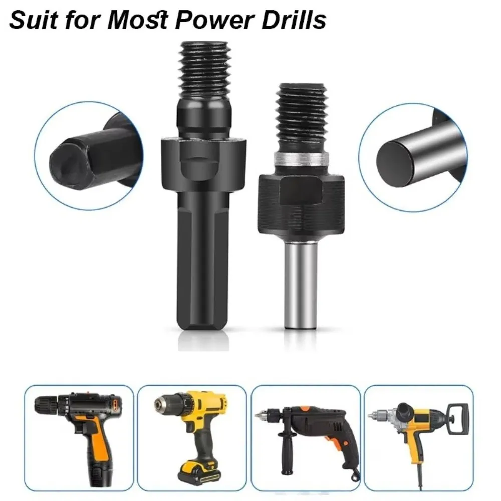 Metal Angle Grinder Adapter Mandrel Disc Wheel Electric Drill Converter Arbor Connecting Rod Grinding Connection Adapter