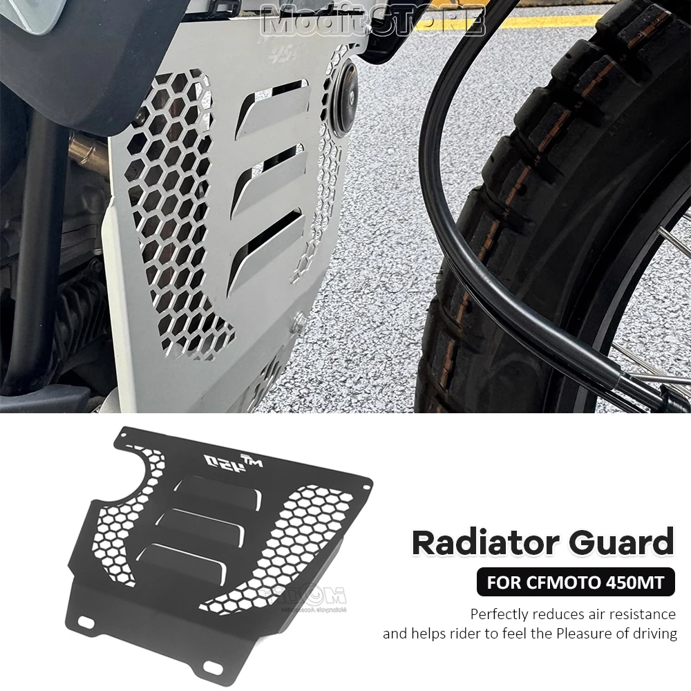 450MT Motorcycle Radiator Guard For CFMOTO CF MOTO 450MT MT450 MT 2024 Accessories Grille Cooling Cover Protection