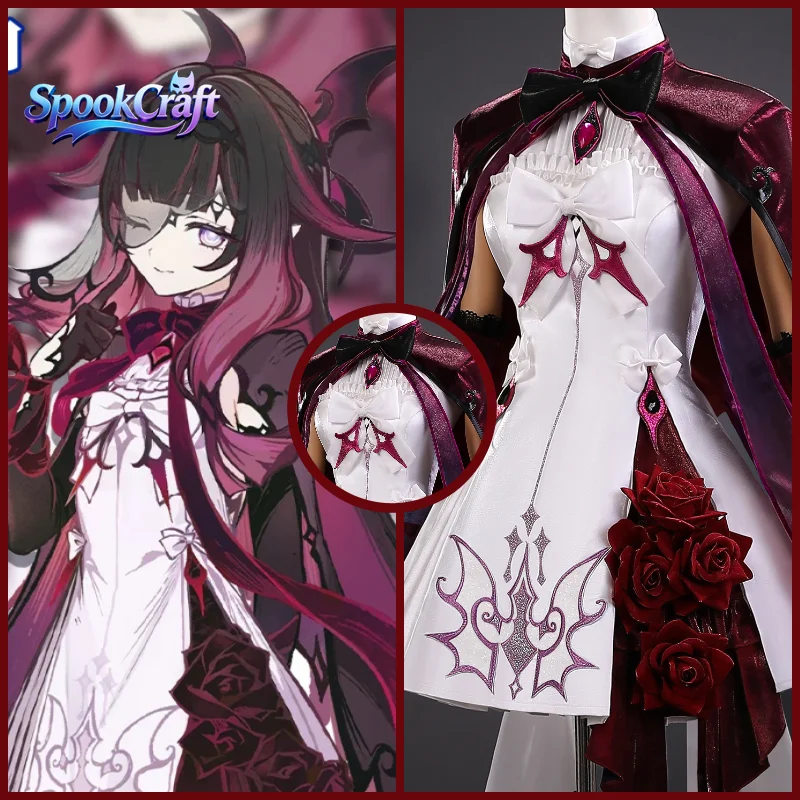 Columbina Table‑Script Troupe Cosplay Tight Jumpsuit Genshin Impact Anime Women Halloween Party Role‑Play Outfit