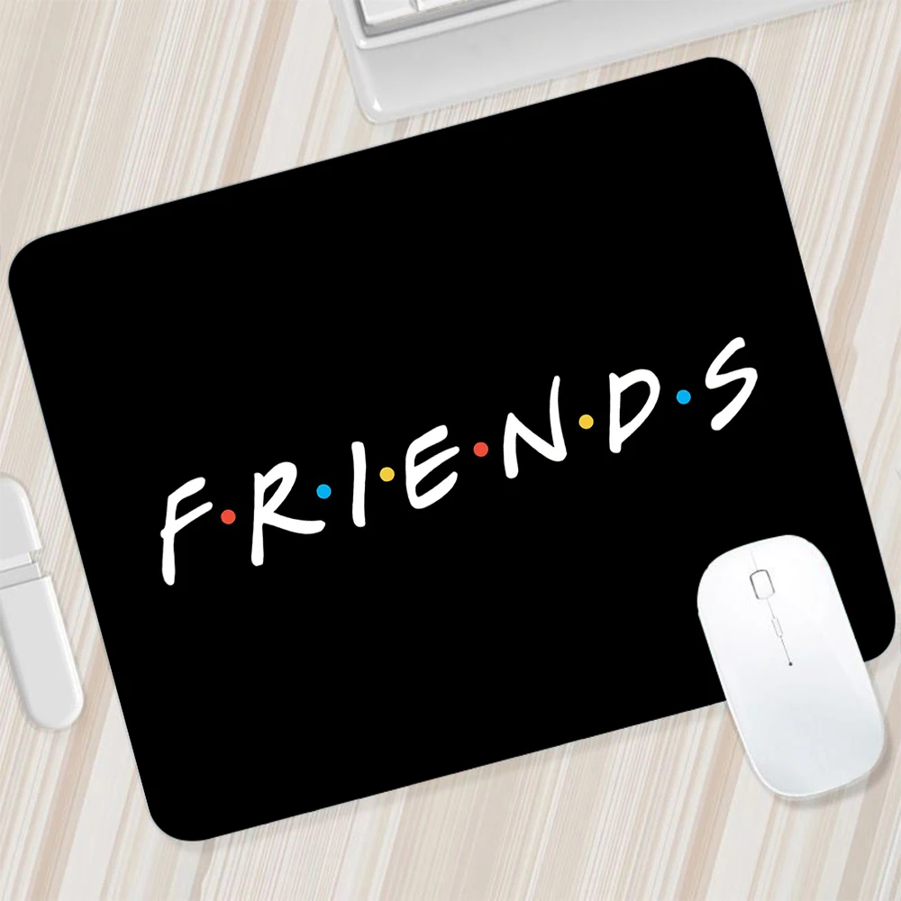 TV series Friends Quotes Small Mouse Pad Gaming Mousepad PC Gamer Mouse Mat Computer Pad Keyboard Mat Desk Pad Laptop Mausepad