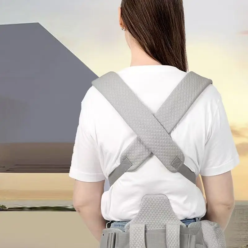 Переноска-кенгуру Эргономичный дизайн Регулируемые лямки Удобная и безопасная переноска для мужчин и женщин Детский слинг для малышей