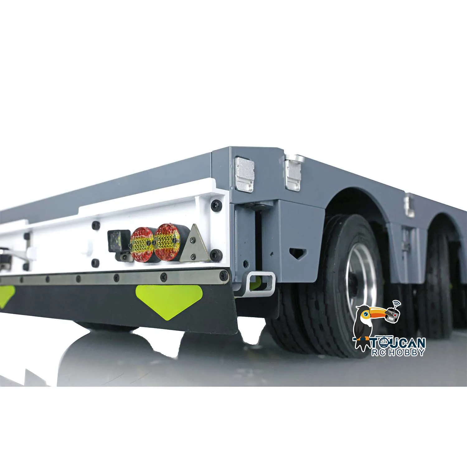 

1/14 FuryBear 2+5Axle Metal Heavy Trailer For TAMIYA RC Tractor Remote Control Truck Toy Model Gifts