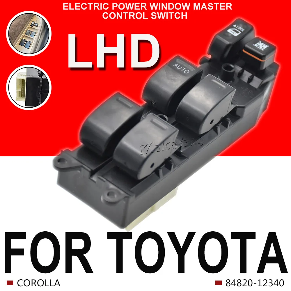 Malcayang Power Window Master Control Switch 84820-42060 For Toyota Corolla RAV4 Vios
