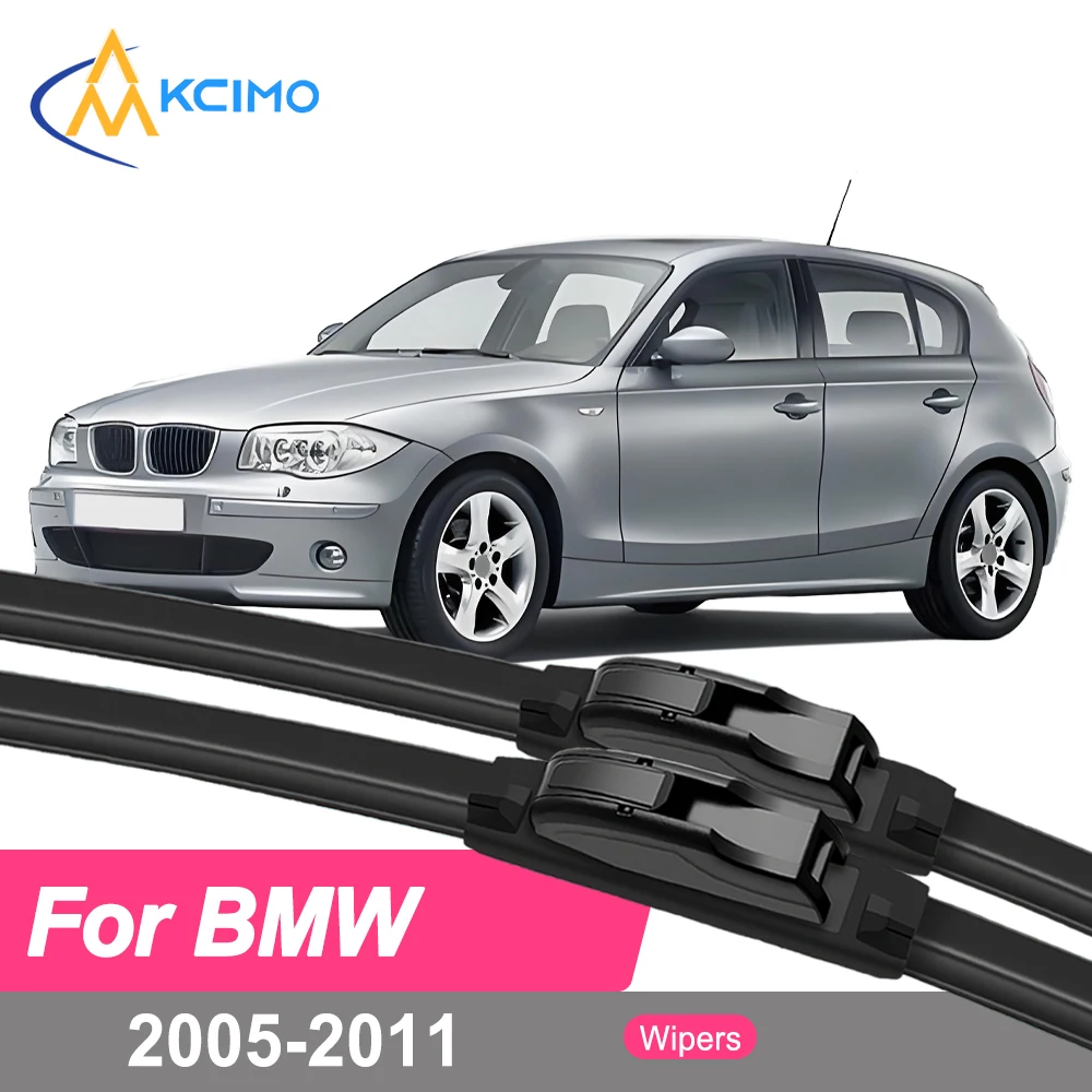 

Premium Rubber Durable Silent Windshield Wiper Blades 2pcs for BMW 1 Series E81 E82 E87 E88 2005-2011 Front Wiper Blades Set
