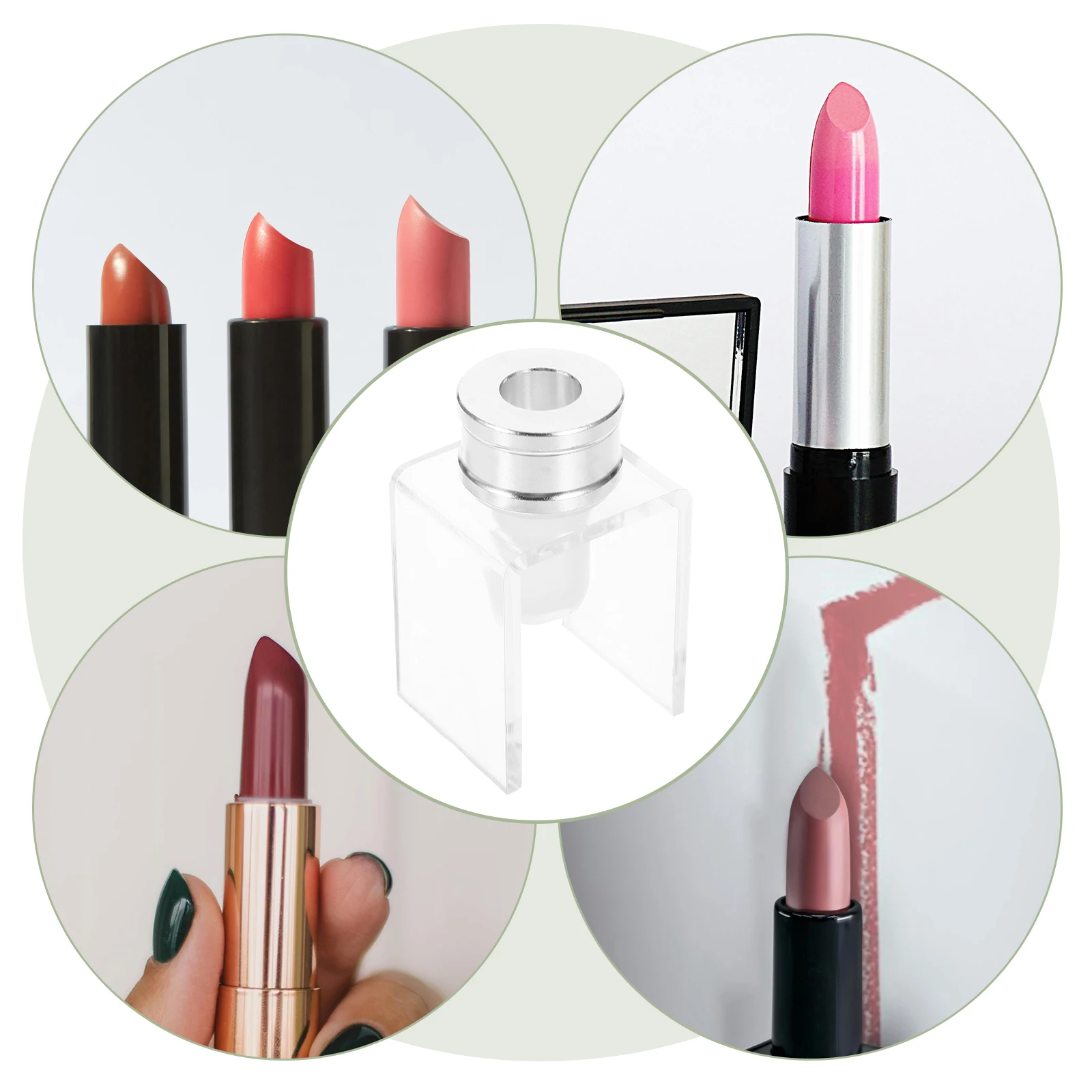 

2Sets Lipstick Silicone Mold Handmade Accessories For Natural LipBalm Rayon Lipstick Tube Replacement