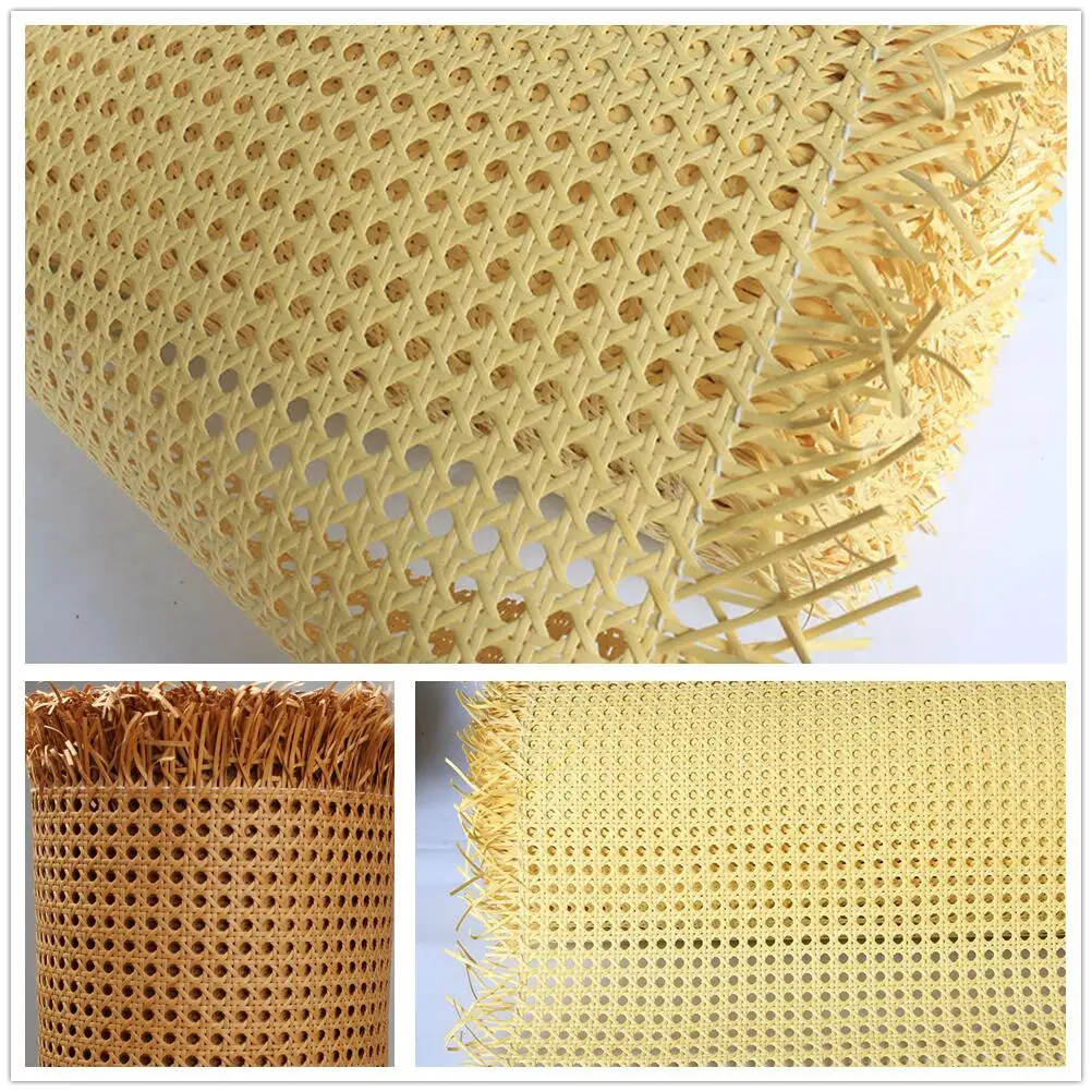 90CM Wide 10 Meters PE Plastic Waterproof Cane Rattan Webbing Roll Chair Wardrobe Furniture Materials Home Decoration