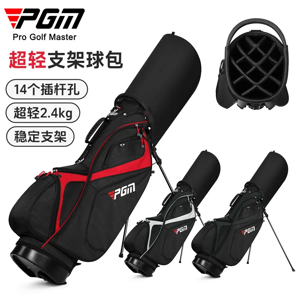 PGM Hot Selling Golf Bag Men's And Women's Stand Bag 14 Pin Mouth Lightweight Carrying Golf Club Bag On Both Shoulders