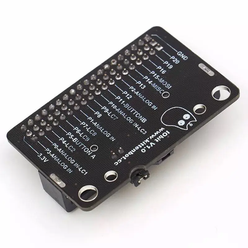 Płytka adaptera Breakout KittenBot IOBIT V2.0 dla BBC Micro: bit Moduł rozwojowy zawiera brzęczyk, 0080000