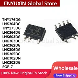 10Pcs TNY176DG LNK304DG TNY175DG LNK364DG LNK603DG LNK363DG LNK362DG LNK306DG LNK305DG LNK302DN LNK302DG SOP-7 IC