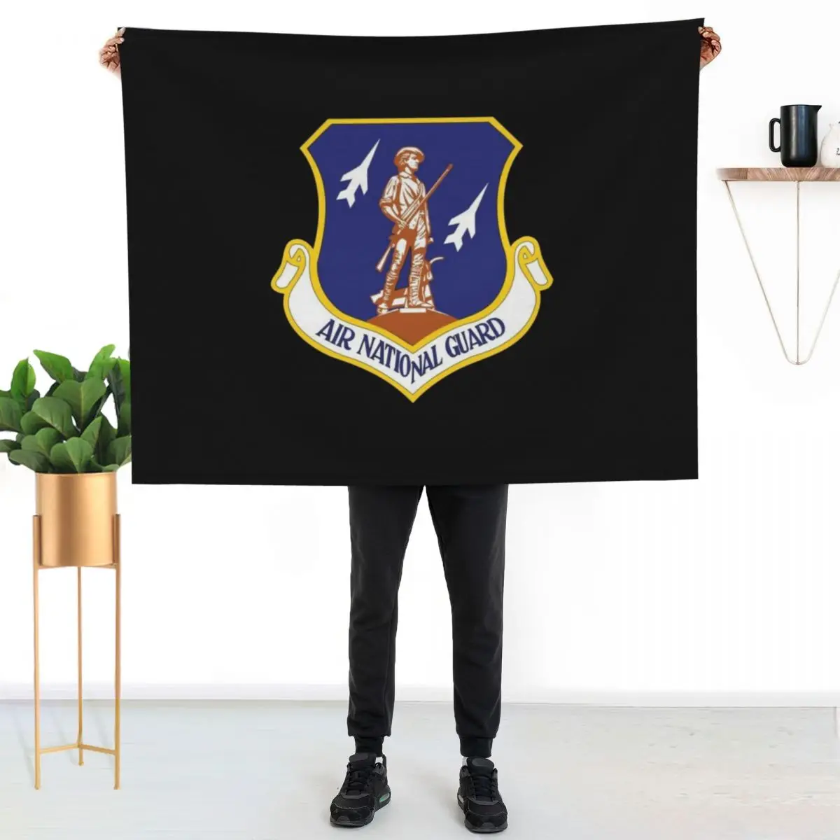 Air National Guard ANG Throw Blanket Blankets For Bed Summer Sleeping Bag Decorative Beds Thins Thermal Blankets