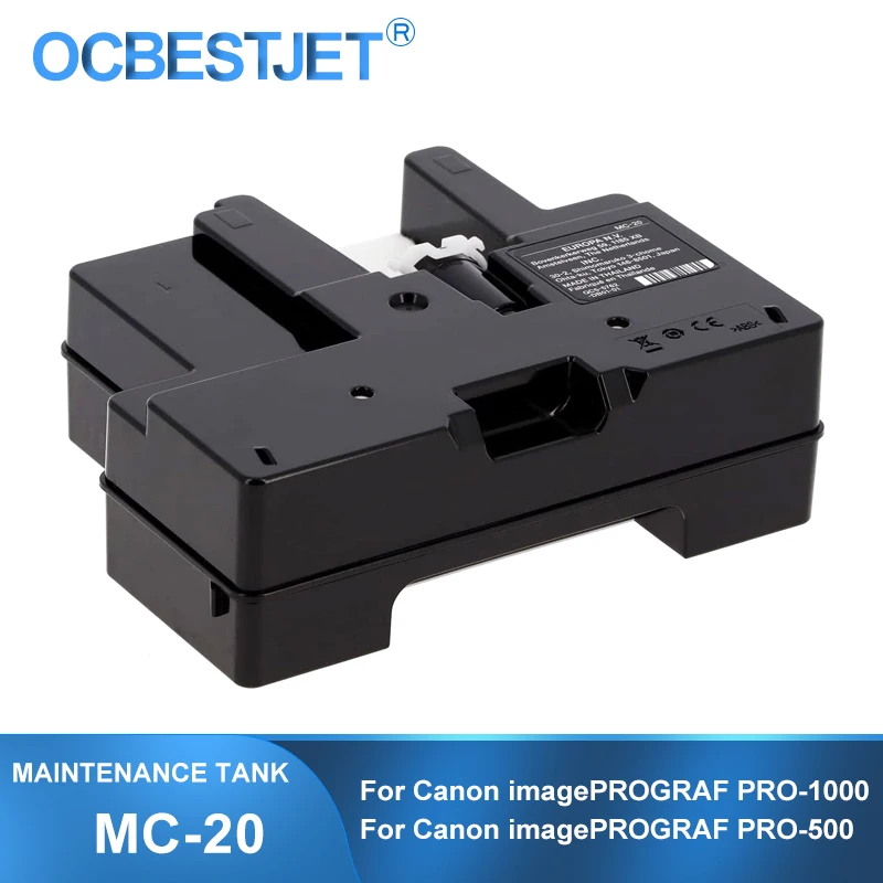 MC-20 MC20 Maintenance Cartridge 0628C002 For Canon imagePROGRAF PRO-1000 PRO-500 Pro 500 Pro 1000 Printer Maintenance Tank