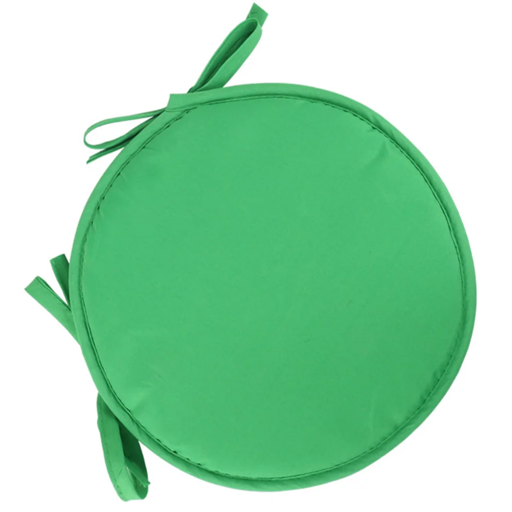 

Round Seat Cushion 38Cm Green Thickened Sponge Chair Pad For Home Office Restaurant Sofa Dining Room Desk Stool Indoor Outdoor