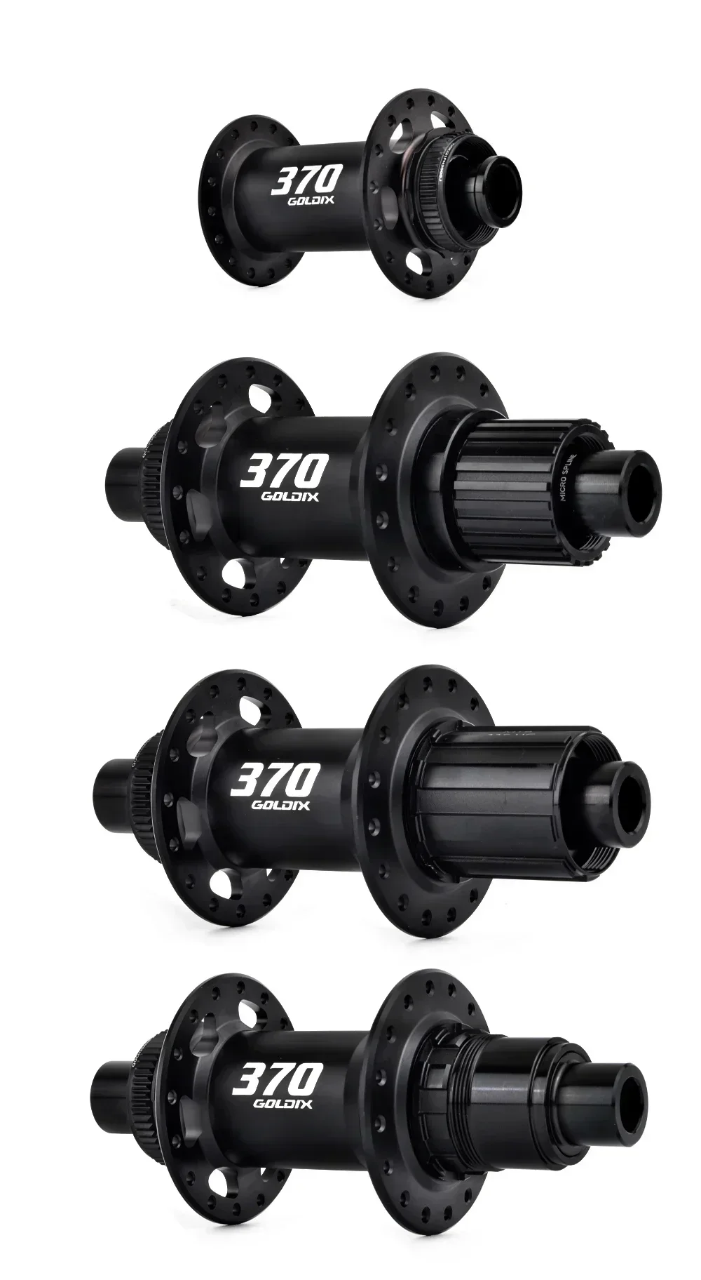 GOLDIX M370 Mountainbike-Nabe 36T Ratchet Fahrradnaben 28 Loch J-Bend Speichen Center-Lock Scheibenbremse HG/XD/MS 4 Stück Gedichtete Lager – Detail 9