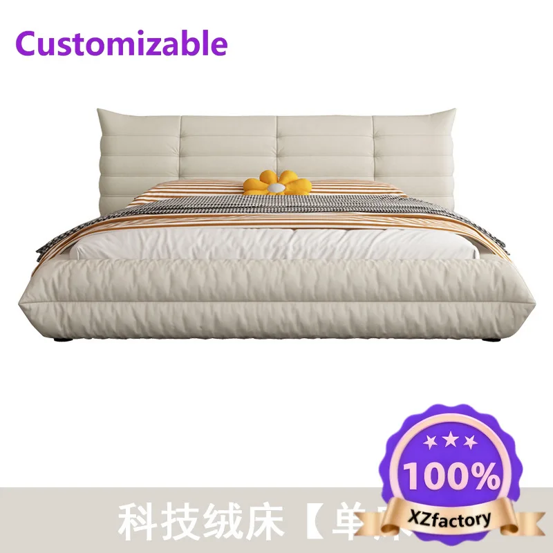 

Factory Direct 2026 Top Cama de tela con tecnología Caterpillar, dormitorio principal Simple de lana de leche, doble Internet, c