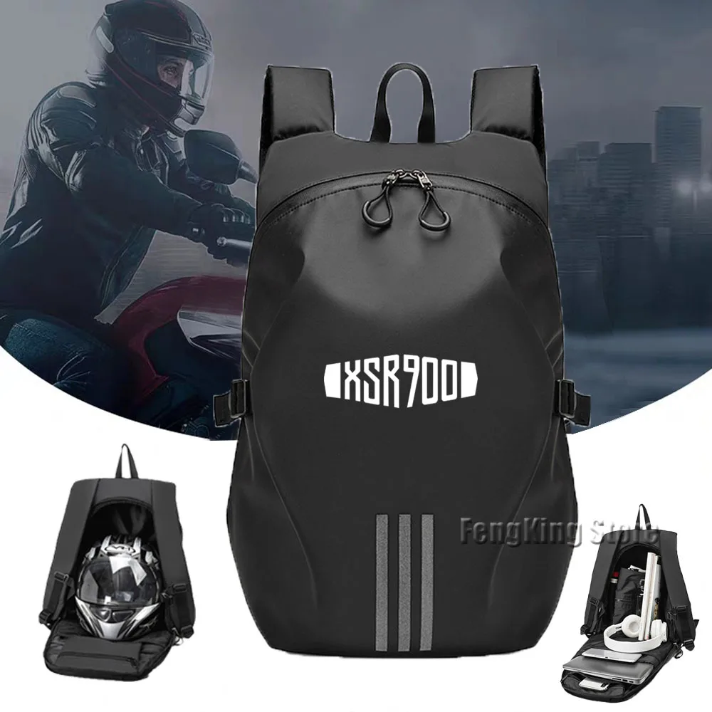 For YAMAHA XSR900   Knight backpack motorcycle helmet bag travel equipment waterproof and large capacity