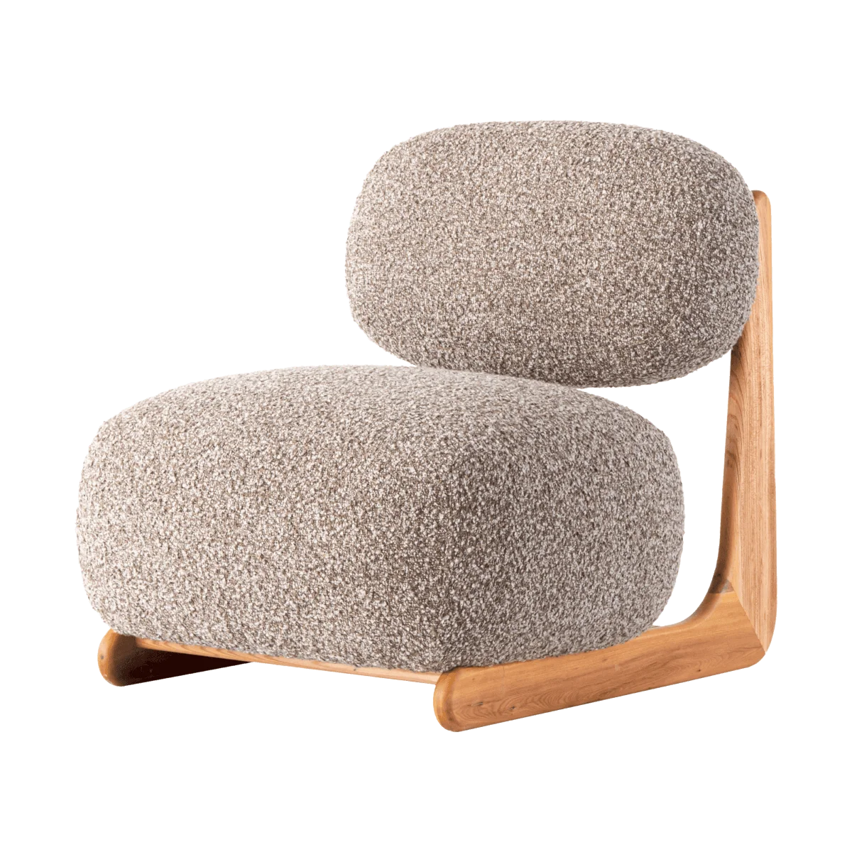 

Modern Scandinavian Design Single Sofa Chair Alpaca Velvet Luxury Lazy Dining Room and Living Room
