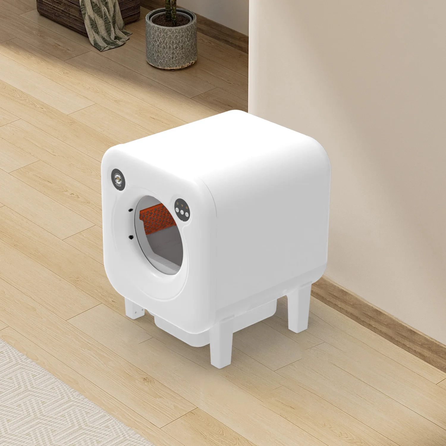 

Automatic cat litter box oversized, sand replenishment, one-click cleaning, automatic shit shoveling and anti-splashing