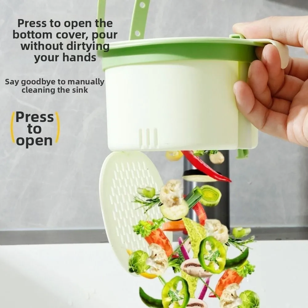 Panier de crépine suspendu pour évier créatif, séparateur de résidus alimentaires détachable sans poinçon, autonettoyant, vidange rapide