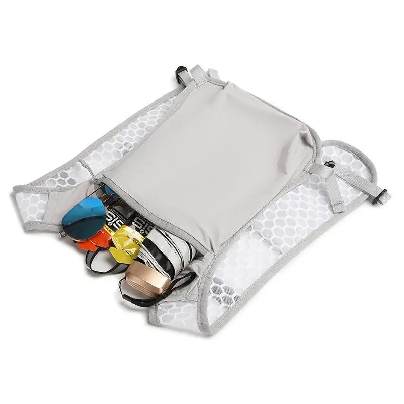 Lauf-Hydrationsrucksack mit Wasserblase 1 Stück Reflektierende Marathon-Weste für Nachtlauf, Wandern, Radfahren und Sport – Detail 13