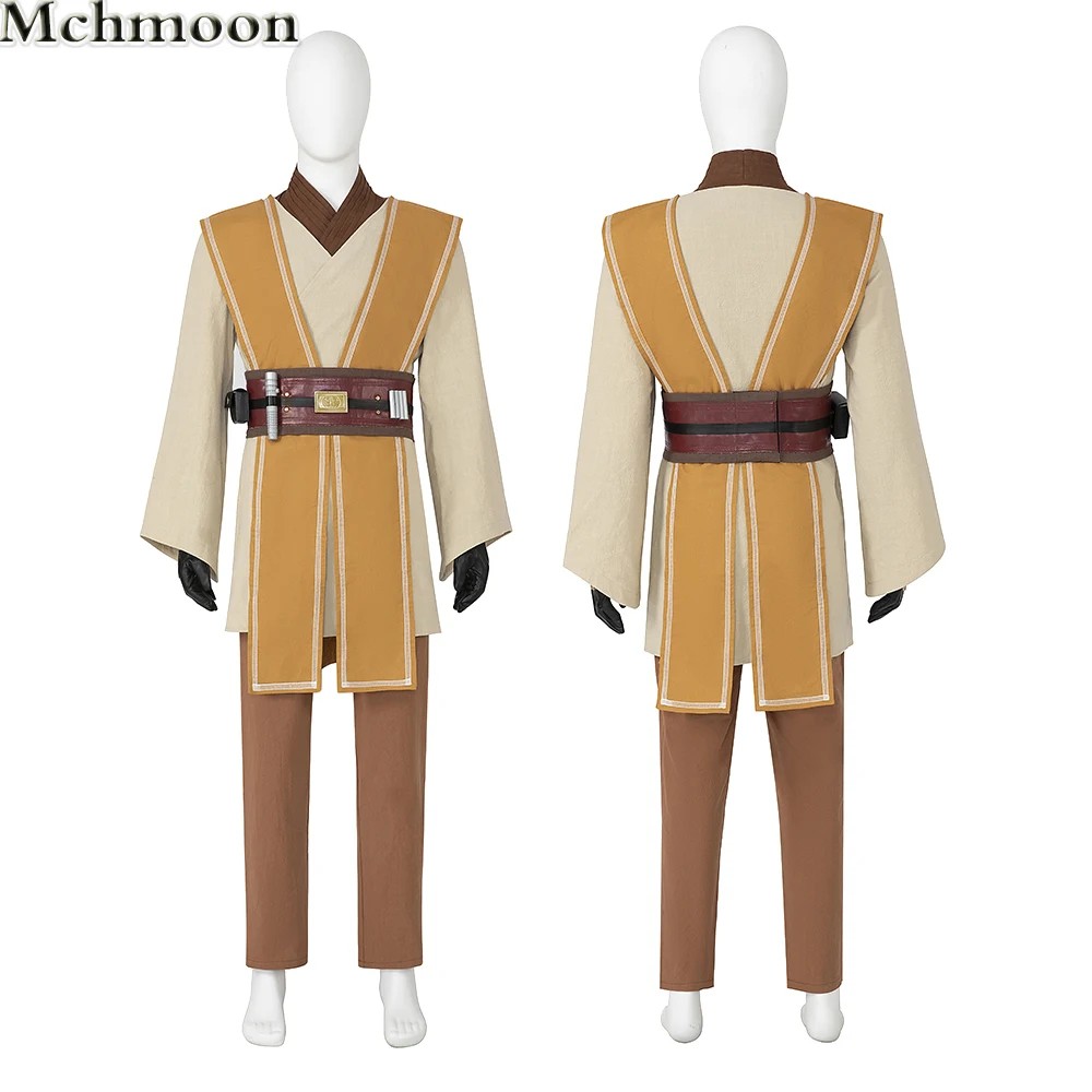 Star Acolyte Cosplay Costume Sol Master Jedi Halloween Full Set Cape