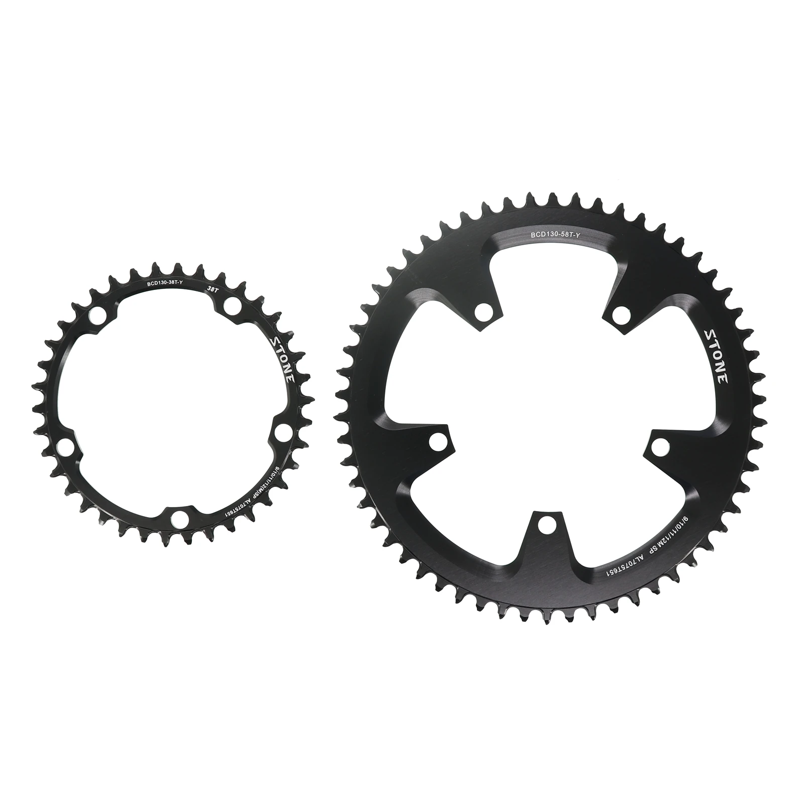 Stone Chainring 130 BCD for Shimano 5700 6700 Round 42t 44T 46 48