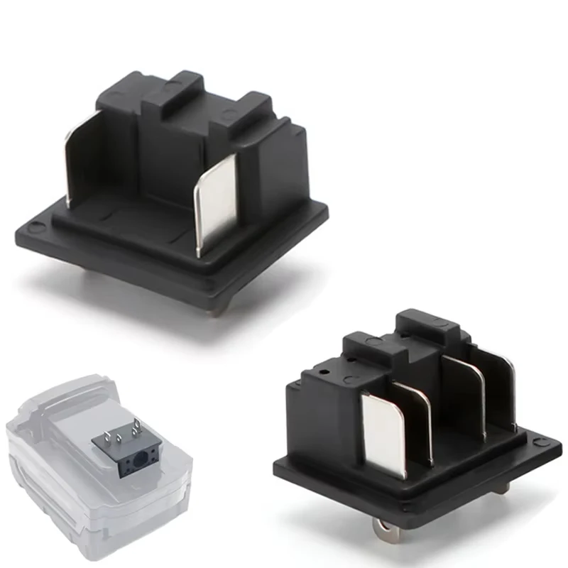 2/4Pin Battery Connector Replacement Terminal Block For Milwaukee 18V 48-11-1815 Lithium Battery Charger Adapter Accessories