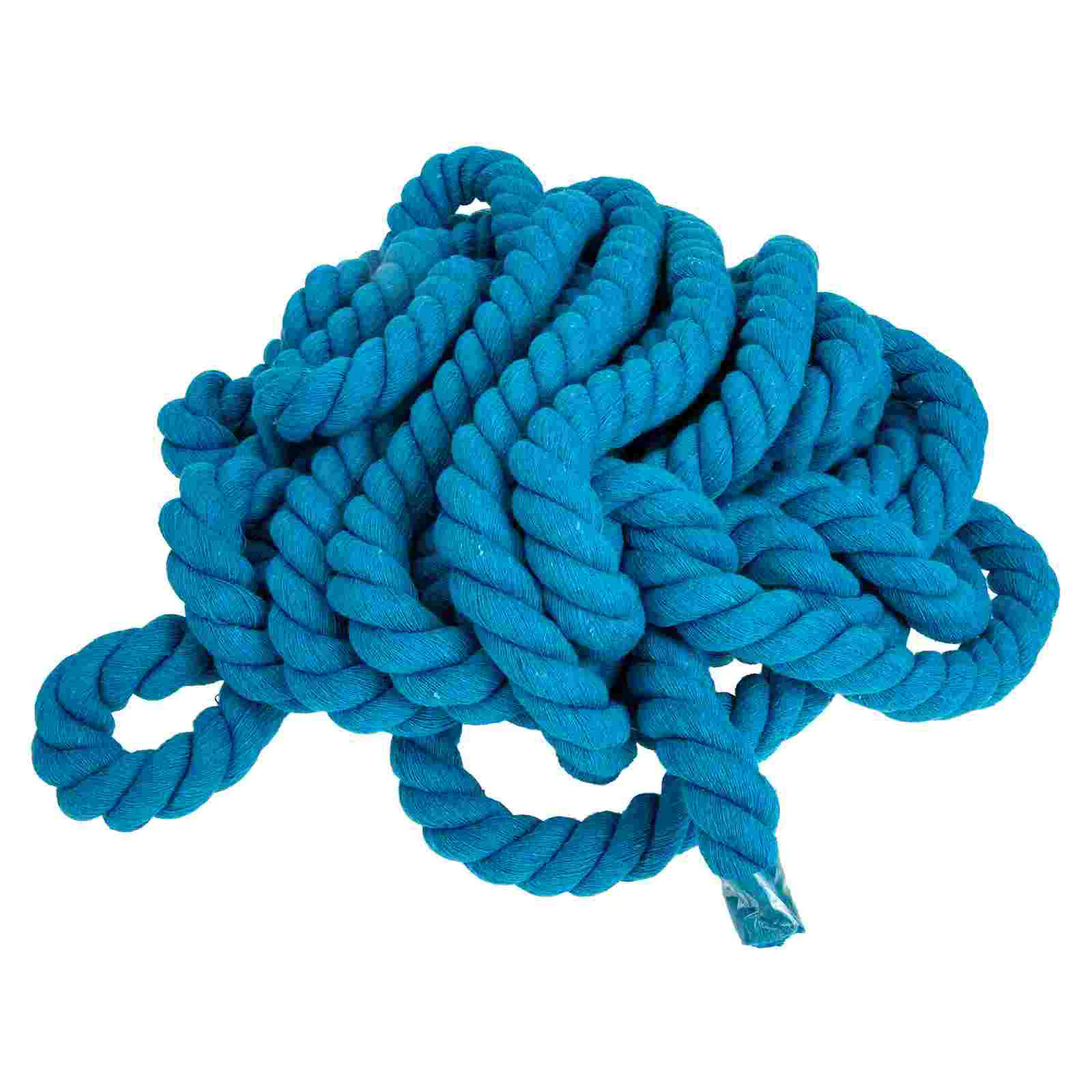 Tug of War Game Rope Cotton Party Tug-of-war Three Shares Pulling Prop Blue Competition