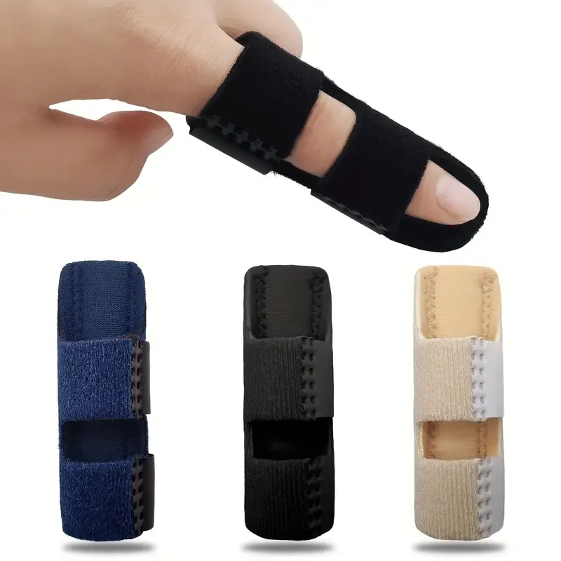 

2pcs Finger Fixed Strap Breathable Finger Pain Relief Support Finger Fixation Splint Correction Brace Health Care Finger Guard