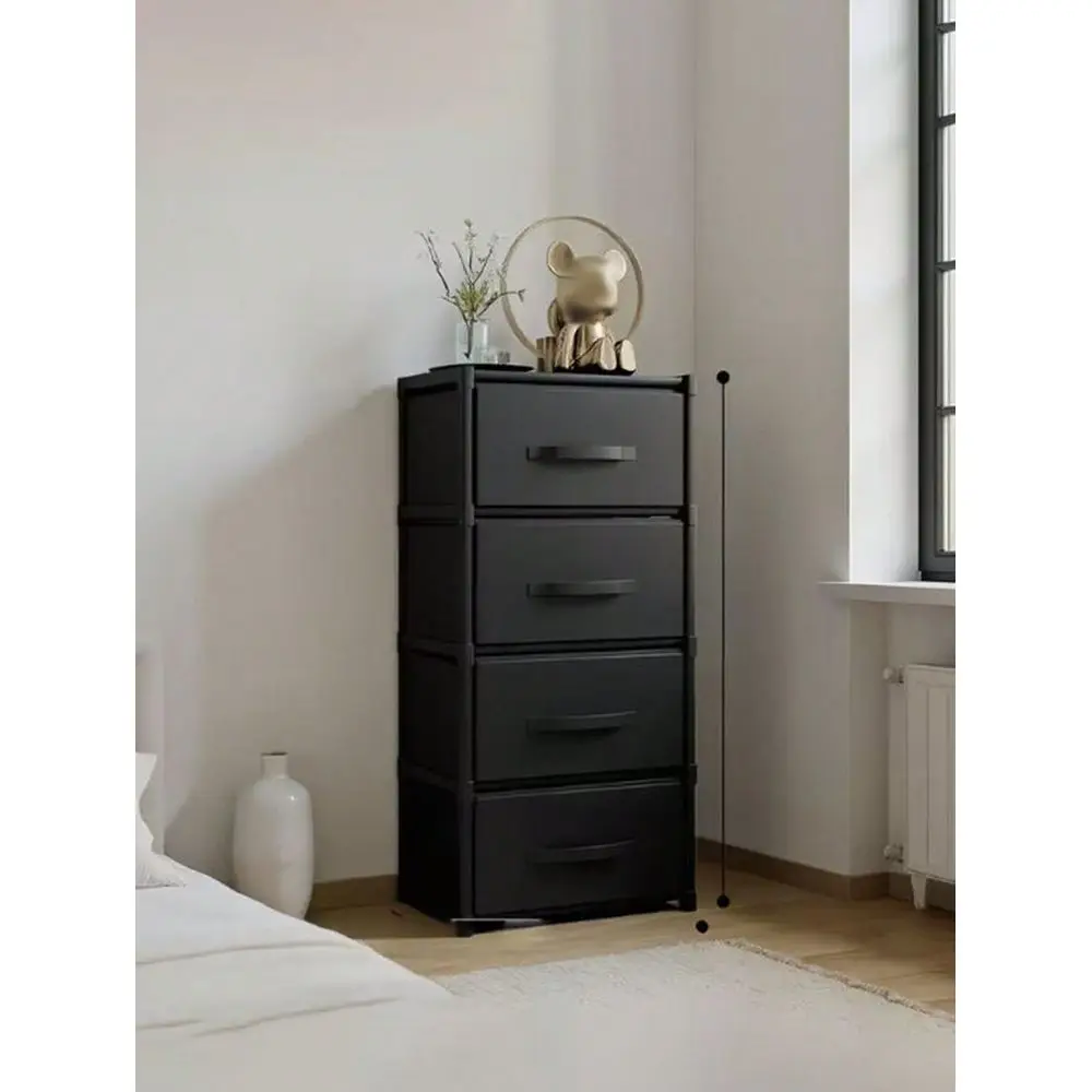 

Fabric ToolFree Assembly 3Tier Drawer Storage Cabinet UltraSmooth Drawers MultiTier Design For SpaceSaving DualPurpose For Home