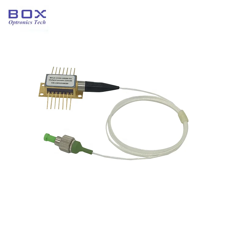 1310nm 100mW DFB 14-PIN Butterfly Laser Diode With SM PM Fiber CWDM Networks Sensors Laser Sources CATV Customized TEC Isolator