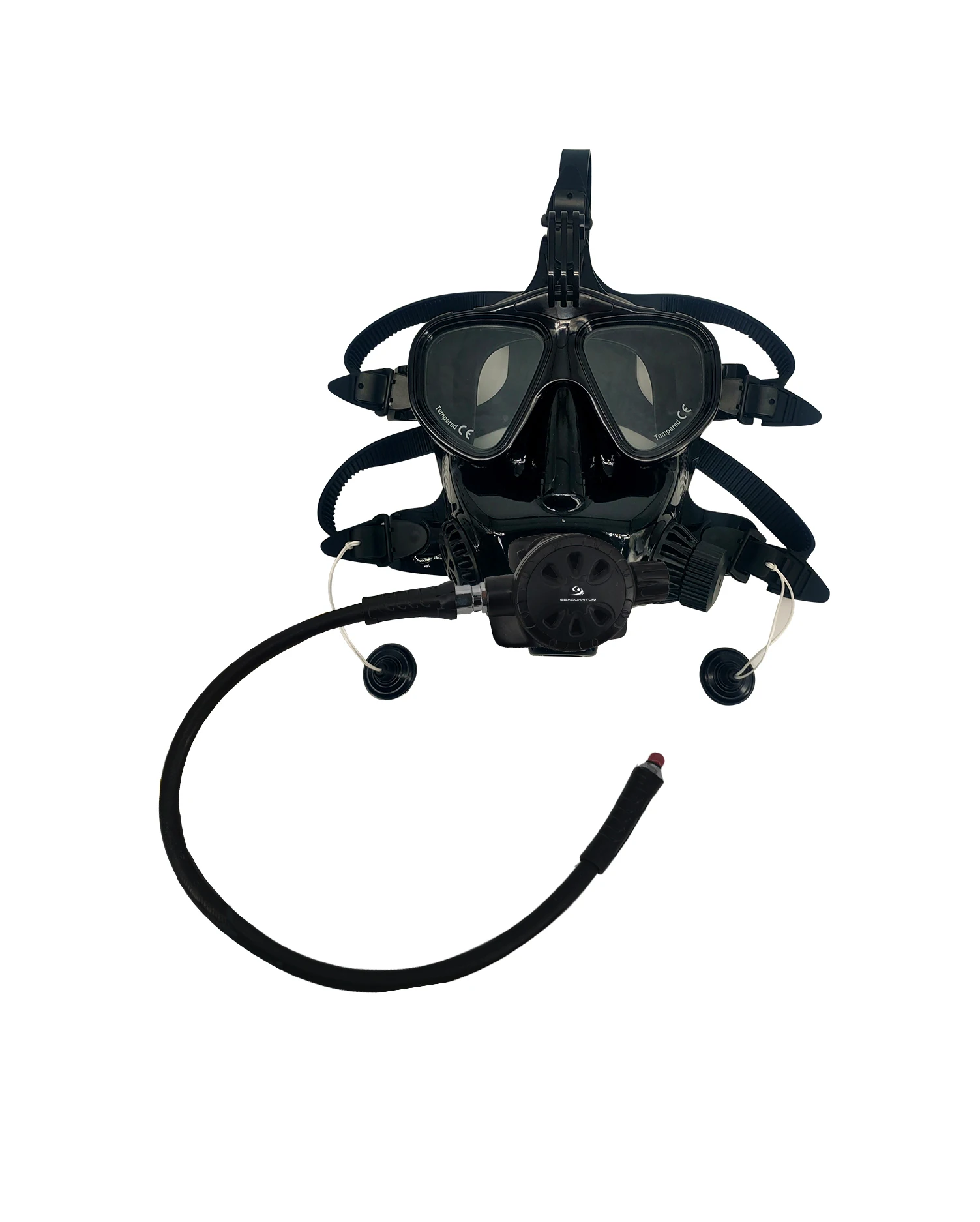 Scuba Diving Full Face Mask with Breathing Snorkeling Tank Oxygen Mask