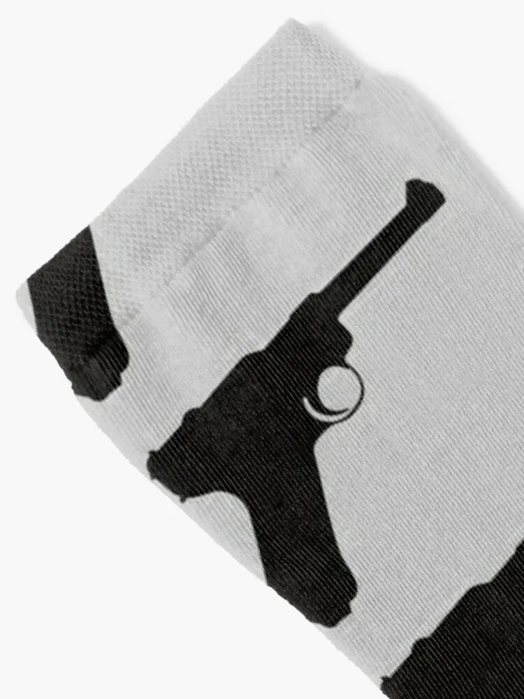 Luger Pistole Parabellum P08 Germany WW2 Pistol Socks Anti-Slip Socks Man