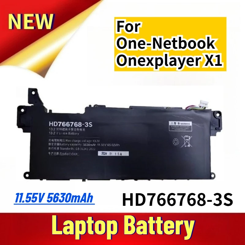 

11.55V 5630mAh Laptop Battery HD766768-3S for One-Netbook Onexplayer X1