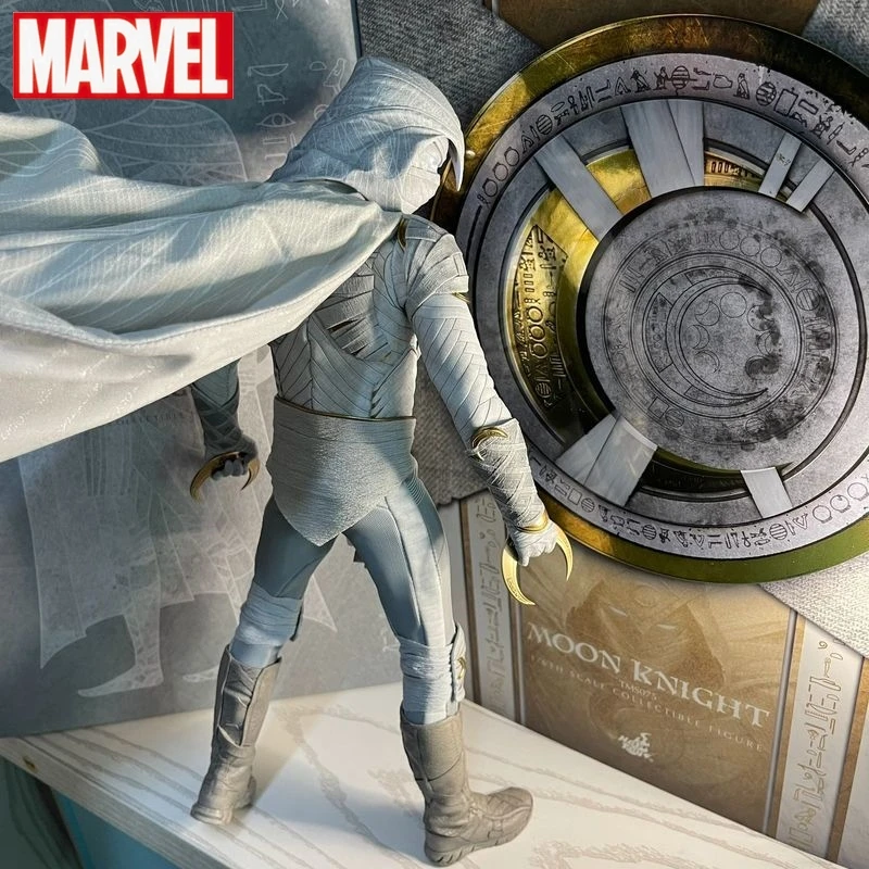 In Stock Hottoys Tms075 1/6 Scale Full Set Collectible Moon Knight 12'' Male Marvel  Action Figure Model Collection Gifts Toys