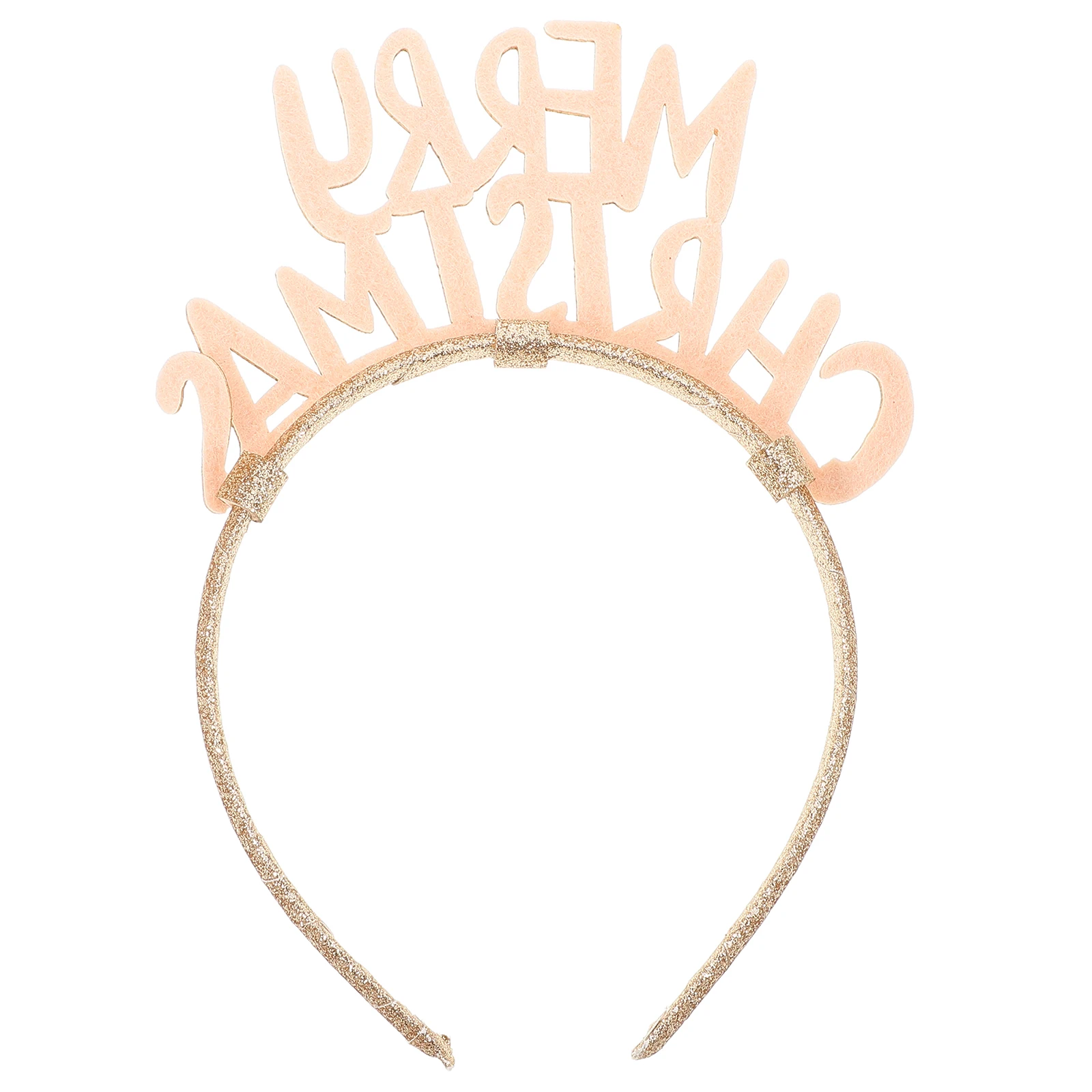 

1pcs Christmas Hair Hoop Merry Party Headband Women Girls Alphabet Clasp Decorative Holiday Headdress Xmas Style Festive Prop