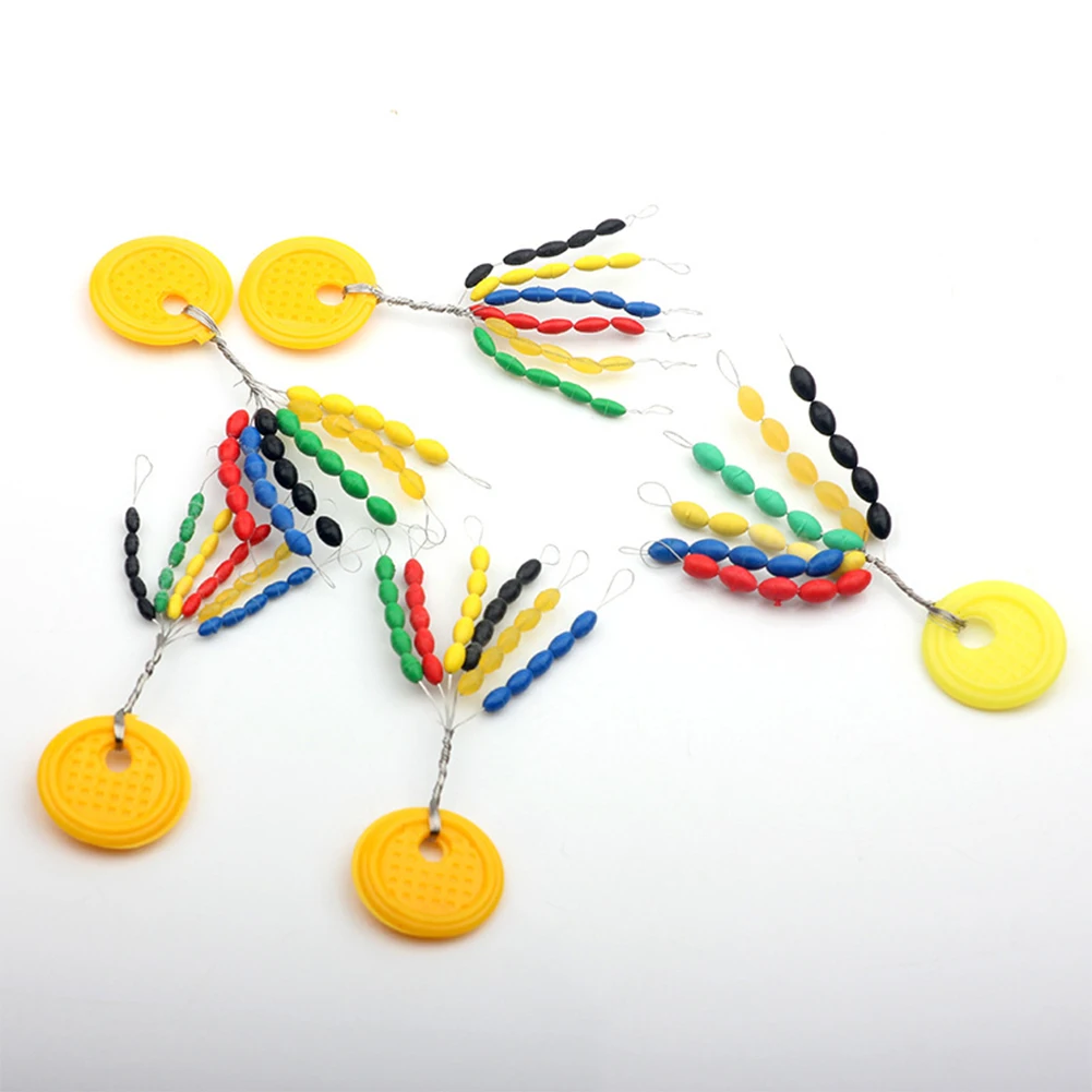 Line Stoppers Beads Stop Beads Rig Buffer 30pcs/Group Anti-collision Beans Random Colorful SS/S/M/L/LL Sliding Durable