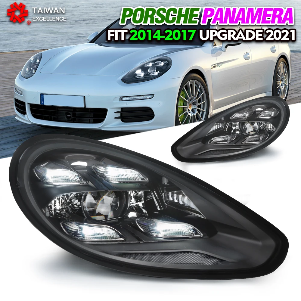 

Super Q Car Styling for Porsche Panamera Headlights 2014-2017 LED Headlight DRL High Low Beam Bi LED Head Lamp Accessories