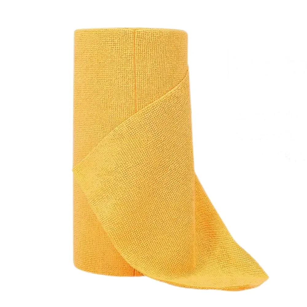 

Reusable, Dry And Wet, Microfiber Cloth Roll, Clean, Absorbent, Can Tear The Lazy Rag 1 Roll With Kitchen Dishwashing Cloth