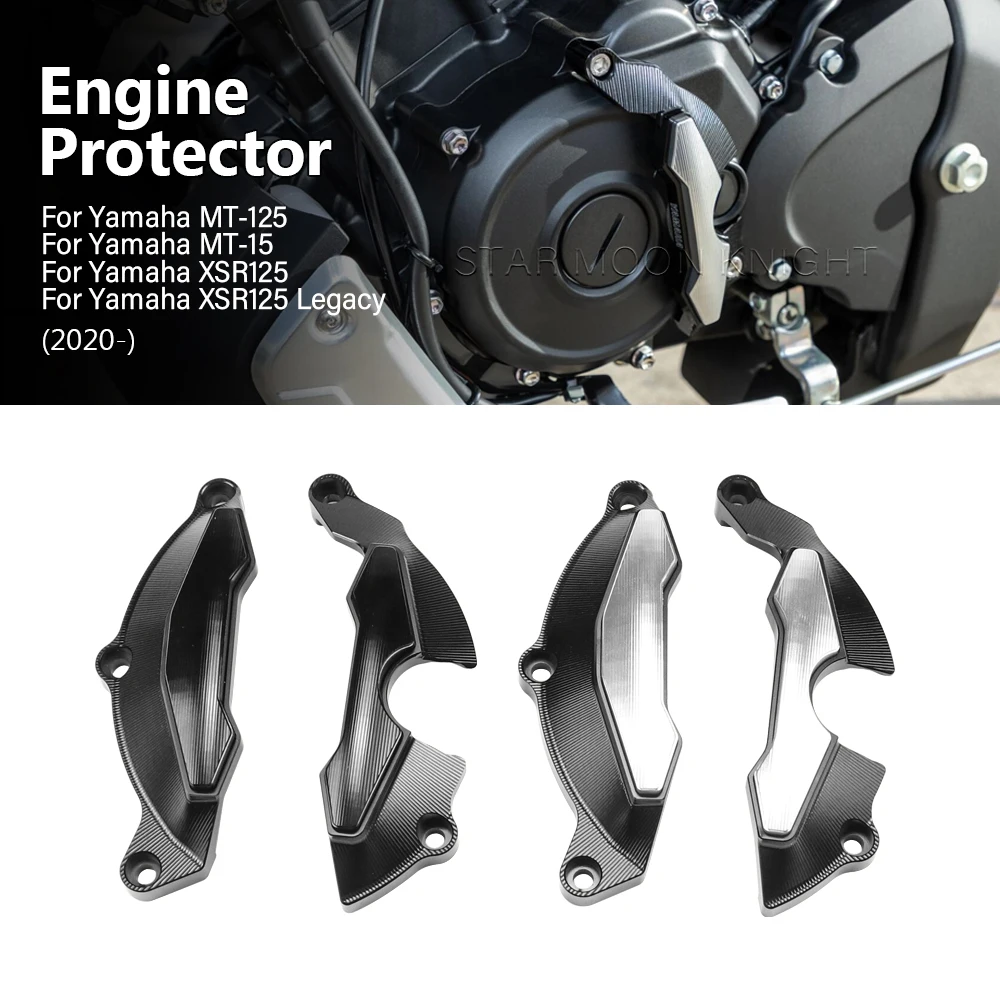 

Engine Protector Cover Cylinder Guards For YAMAHA MT125 MT-125 MT 125 15 MT15 XSR125 XSR 125 Legacy 2020- Motorcycle Accessories