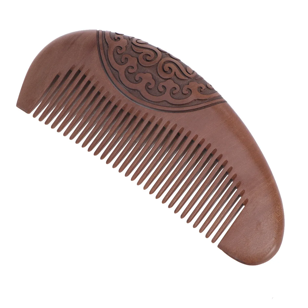 

1Pcs Premium Walnut Wood Comb Handcrafted Retro Design Wooden Hair Comb for Scalp Massage Improves Circulation Comfortable