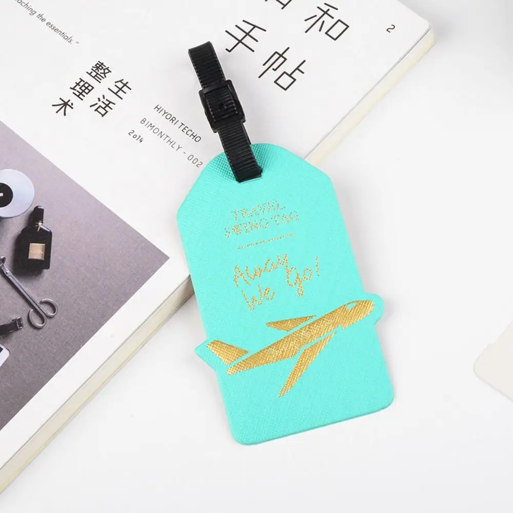 Information card Holiday Travel Travel Accessories Boarding Pass Aluminum Alloy Listing Luggage Tag Airplane Suitcase Tag