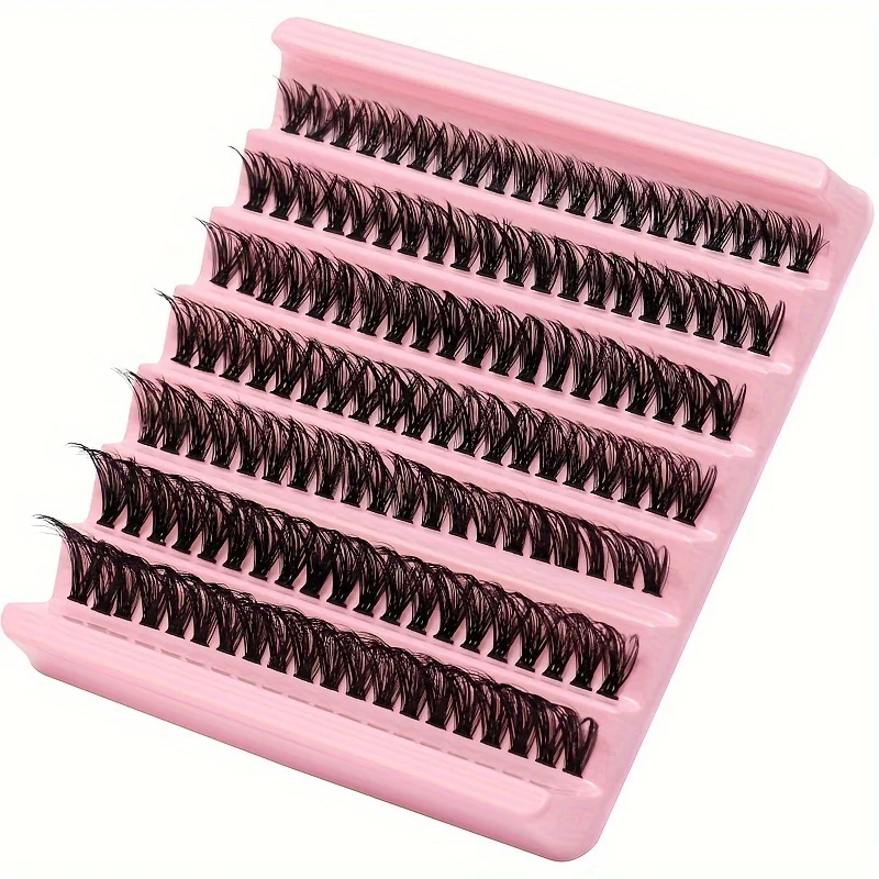 7 Rows 8-16mm Mix D Curl Cluster Lashes Individual Lashes Lash Extensions Clusters Lashes Soft