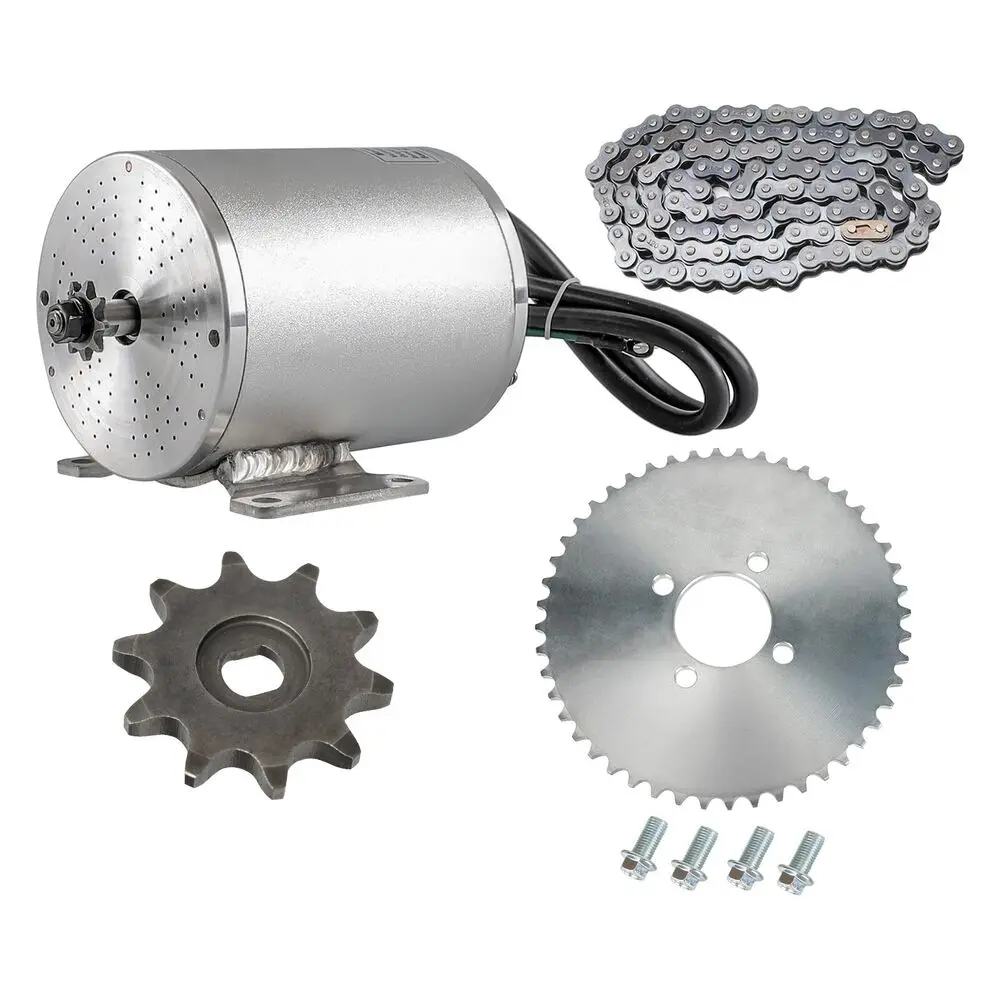 

TDPRO 48v 1800w Brushless Motor w/ 420 Sprocket for Go Kart Scooter Bike