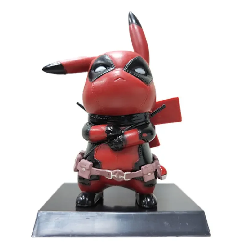 Marvel Avengers Deadpool Anime Action Figure PVC Handgemaakte Pet Elf Cosplay Auto Ornament Speelgoed voor Kinderen Verjaardagscadeau Versieren