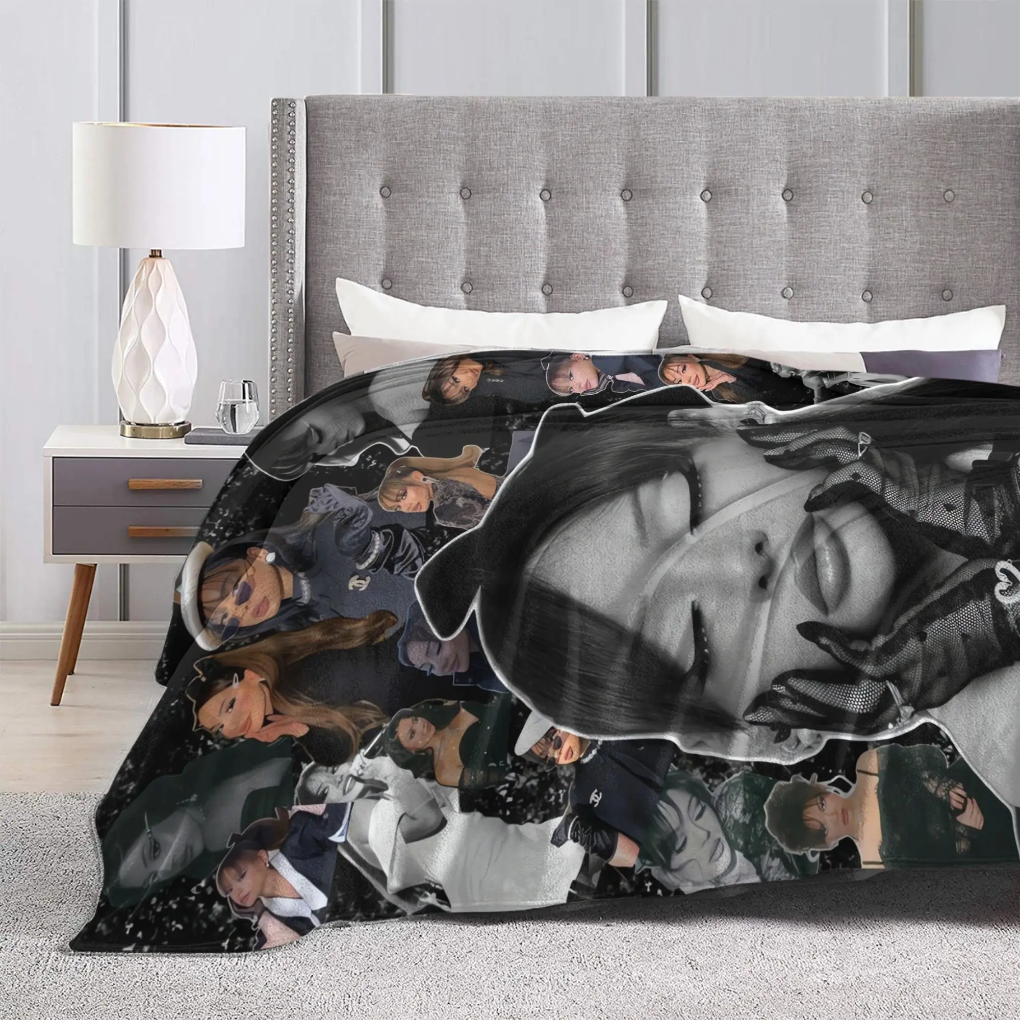 Ayliva Singer Tour 2025 Flannel Blankets Winter  Super Soft Throw Blanket for Child Living Room Graphic Bedspread Sofa Bed Cover