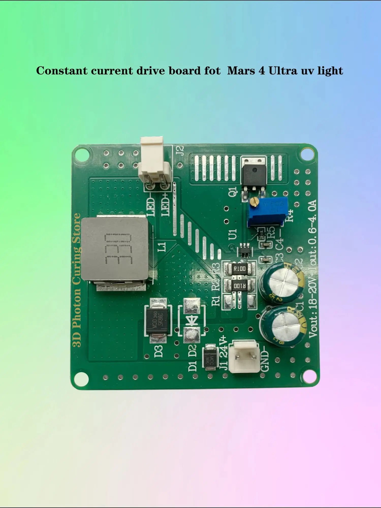 Constant Current Drive Board for Elegoo Mars 4 Ultra UV Light 3D Printer Replacement Parts Toolkit