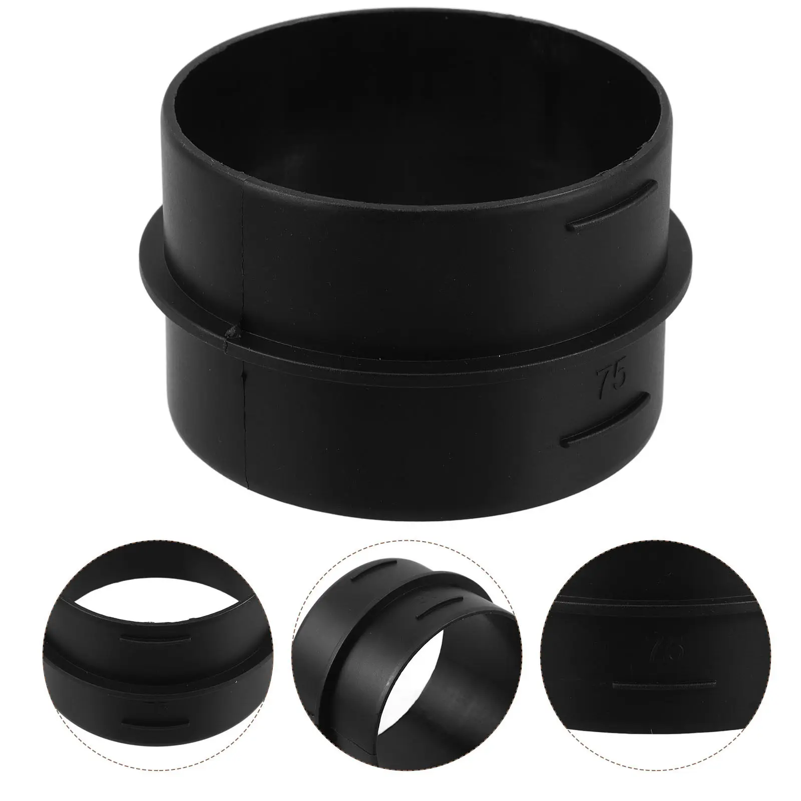 

Easy Install Straight Heater Air Duct Connector for Auto Parking Heater Car Heating System Warm Air Vent Outlet Hose Adapter
