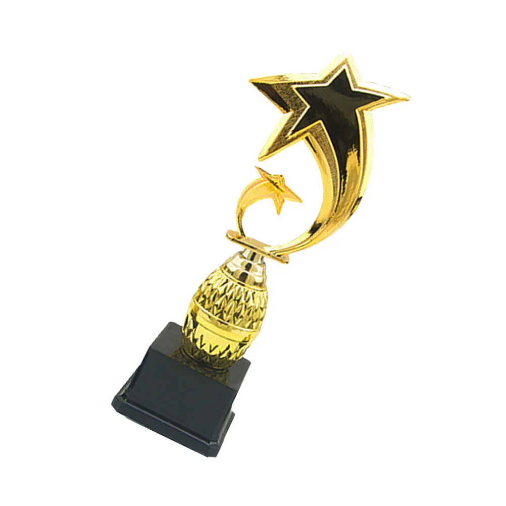 

25.5Cm Star Trophy Cup Plastic Gold Award For Competition Winner Prize Classroom Party Event Favor